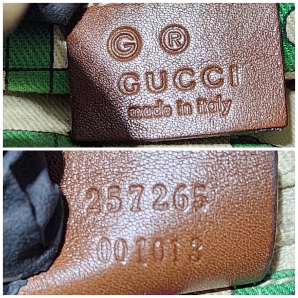 Authentic Gucci Signature-Trimmed Canvas Colbert Hobo Bag Cream/Brown - Picture 8 of 13